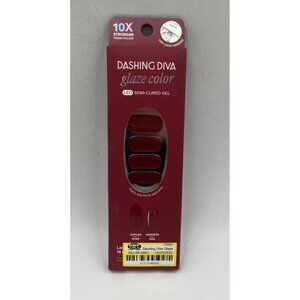 Dashing Diva Glaze Color Semi-Cured Gel Nail Polish Strips - Anko - 32ct - New